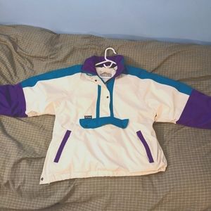 Vintage Ski Jacket 💜💙🤍